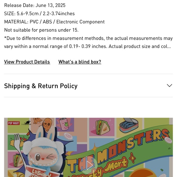 Authentic Brand New Sealed in Box - The Monsters Wacky Mart - Yakitori Labubu - Picture 11 of 12